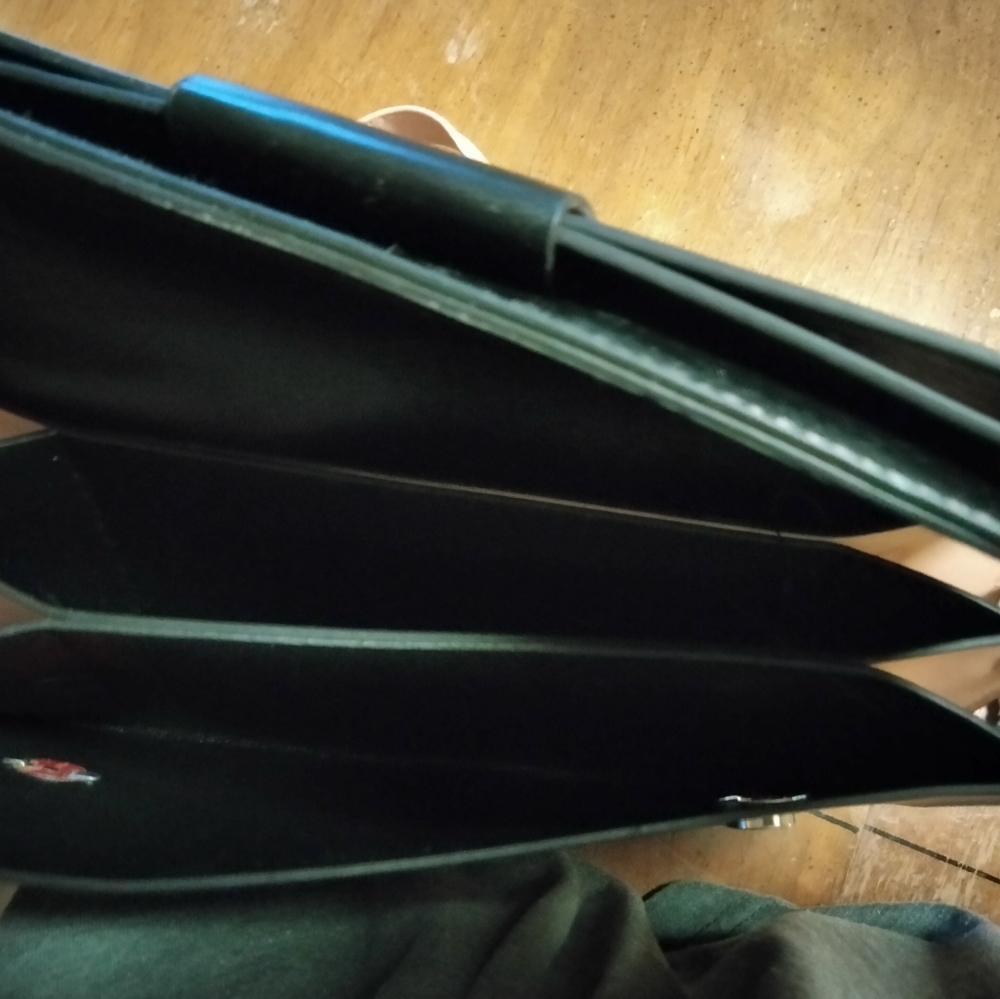 Baby pink handbag clutch - Picture 5 of 6